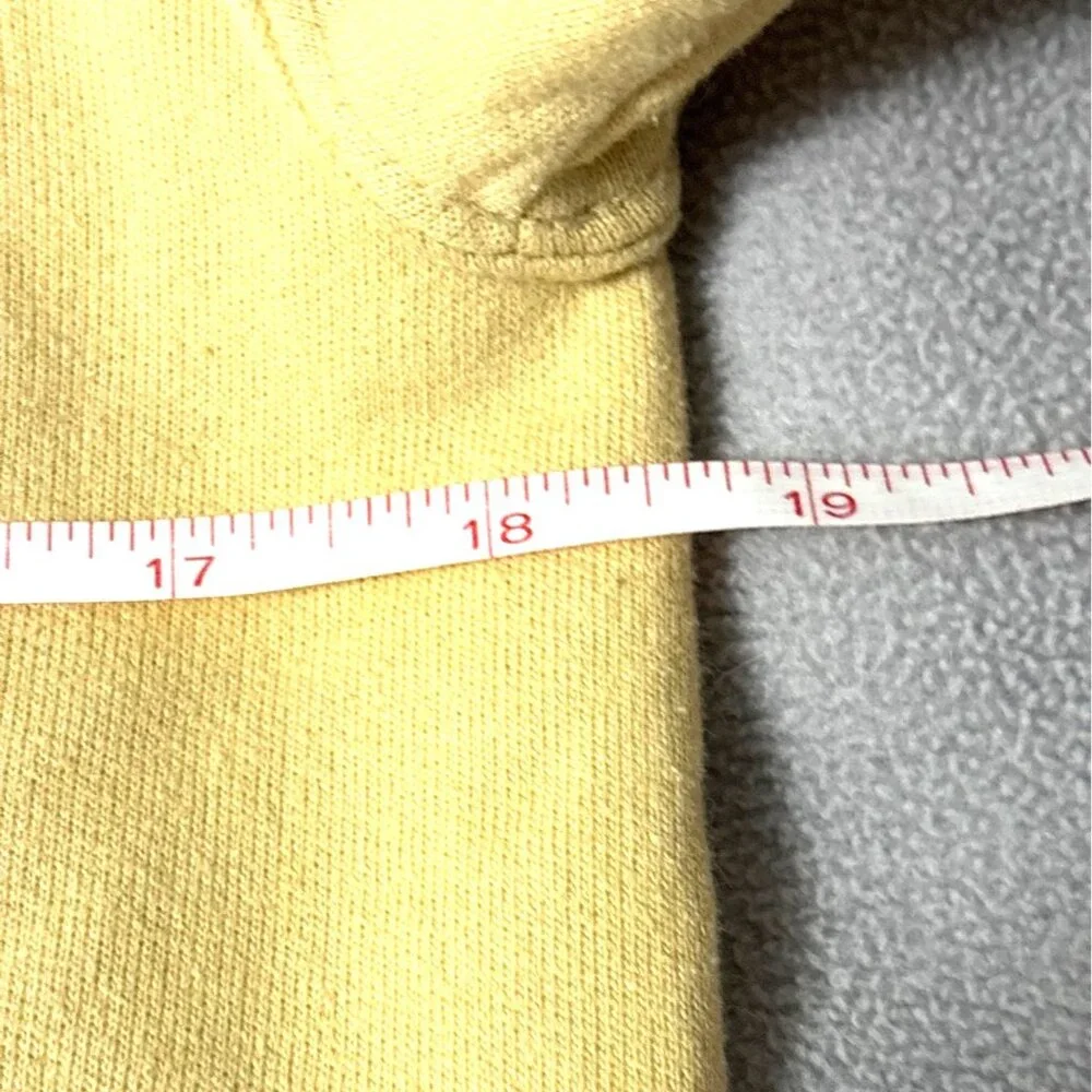 Vintage Champion Vanderbilt University Crewneck Sweatshirt Xs Yellow Collegiate - Picture 5 of 6